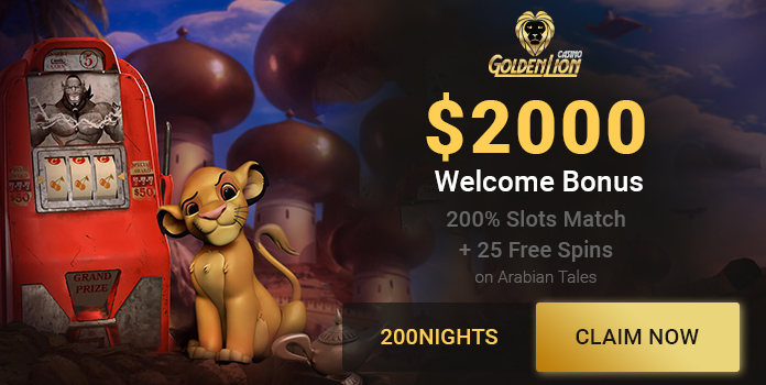 Casino Golden Lion Bonus Banner